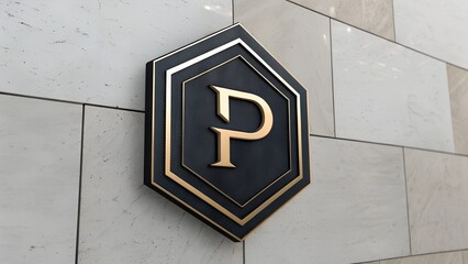 Logo design for P