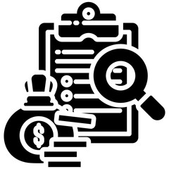 Transparency icon in Glyph Style. Simple Vector Design. Simple Vector Glyph Icon