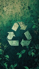 Embracing sustainability a vibrant ecodesign with natures symbol