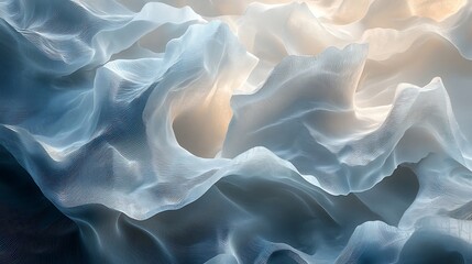 Obraz premium Abstract Blue Fabric Texture Background