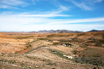 Valle de Santa Ines, Island Fuerteventura, Canary Islands, Spain, Europe.