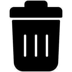 Garbage Solid Icon