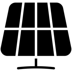 Solar Panel Solid Icon