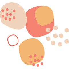 Abstract Dots Shape