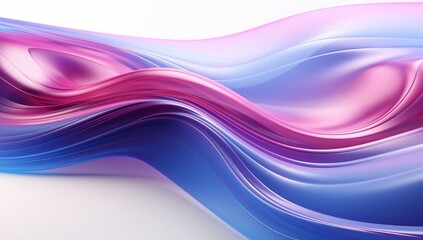Abstract Pink and Blue Wave Liquid Swirls Background Design