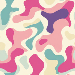 Abstract Colorful Wave Pattern Made with generative AI
