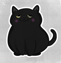 Black Cat illustration