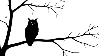 owl on a tree