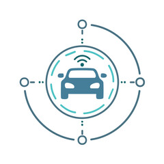 Autonomous driving technology future mobility concept self driving car innovation and connectivity