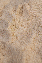 fresh wheat flour close-up, flour for making bread with bran