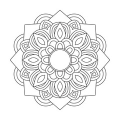 Colorful Escapes Flower Mandala Pages