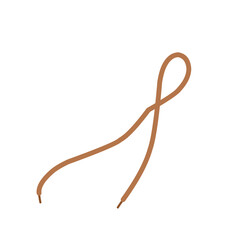 Hand drawn shoelace illustration 
