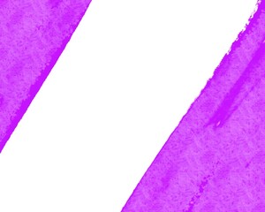 frame in lilac color on white background for design