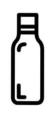 bottle of milk vector illustration