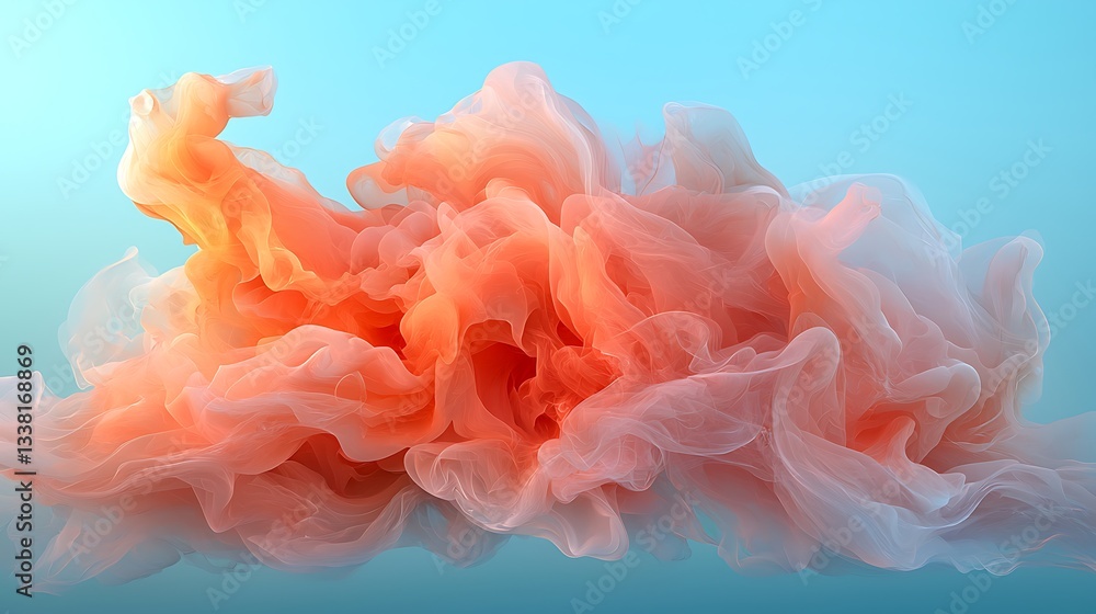 Poster abstract texture in motion background swirls fluid art vibrant environment serene viewpoint