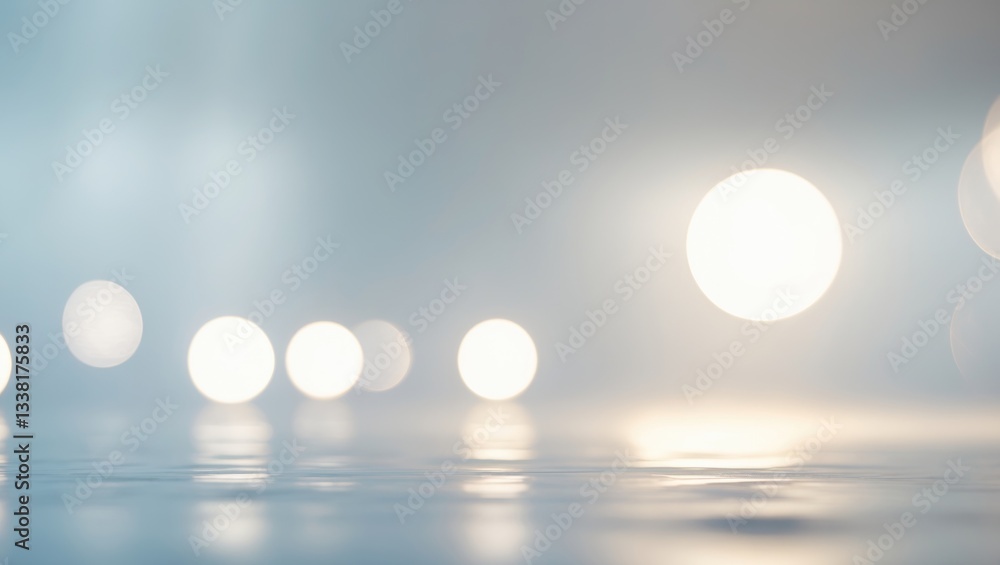 Poster abstract blurred office background with bokeh light for design as banner, presentation concept