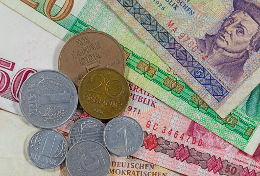DDR-Geld, M&uuml;nzen und Geldscheine