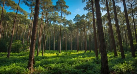 Naklejka premium A view of the stunning Nature Preserve found in Jacksonville.