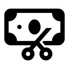 Tax Icon. Tax, Income, Deduction, Liability, Expense, Filing, Money, Payment. Vector Icon Illustration