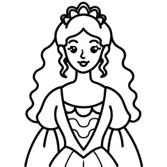 Magical Princess in a Stunning Fairy Tale Gown