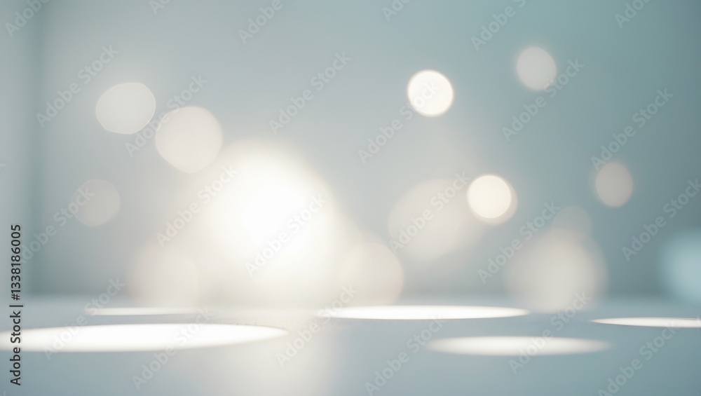 Aufkleber abstract blurred office background with bokeh light for design as banner, presentation concept.