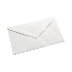 simple white envelope on white background, perfect for mailing letters or invitations