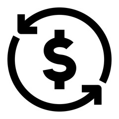 Transfer Icon. Transfer, Payment, Receive, Transaction, Exchange, Deposit, Withdraw, Send. Vector Icon Illustration