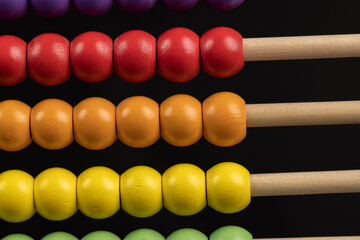 wooden children's abacus for learning and development