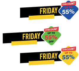 Black friday sale design template