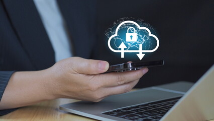 Cloud storage and security technology for mobile data protection, encrypted backup, and online...