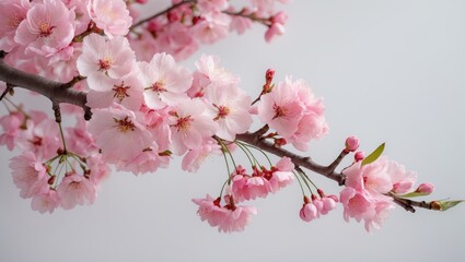 Naklejka premium Pink Cherry Blooms