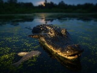 Obraz premium Wild crocodile