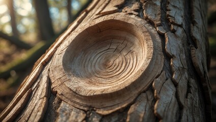 Close-up of a tree trunk texture that looks like fish.