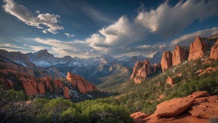 Fototapeta premium Garden of the Gods near Pikes Peak