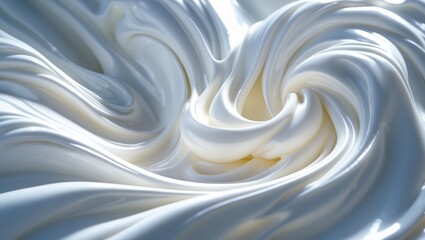 Obraz premium Lotion beauty skincare cream texture in white cosmetic product backdrop.