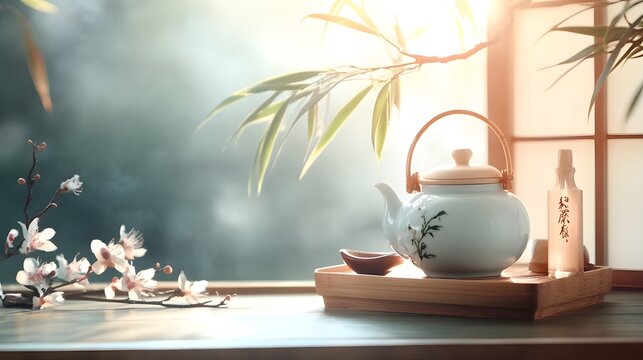 Background of a gentle sunlight