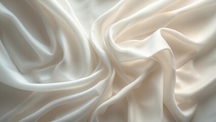 Obraz premium White fabric texture backdrop.