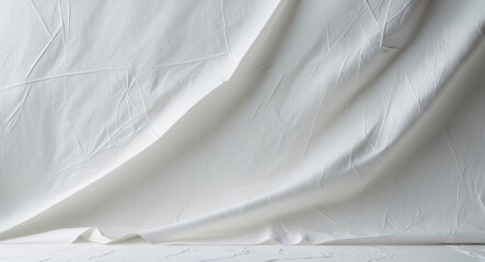 Obraz premium White wheat paste poster texture background style.