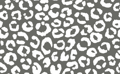 Abstract modern leopard seamless pattern. Animals trendy background. Color decorative vector stock illustration for print, card, postcard, fabric, textile. Modern ornament of stylized skin.