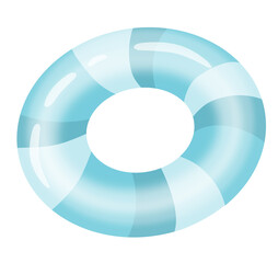 Cute blue swimming ring 