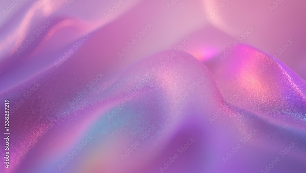 Poster viva magenta with pink and purple vibrant iridescent color transitions. gradient of soft pastel colo