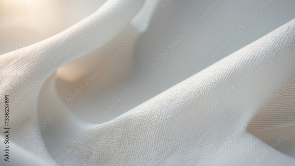 Poster fabric textile texture on a white background with a vignette effect