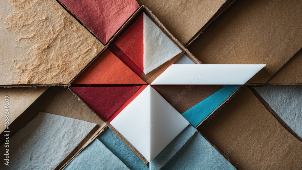 Aufkleber texture of craft paper background, closeup and macro. structure of vintage abstract cardboard featur