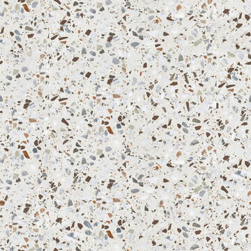 seamless multi color terrazzo cement texture background