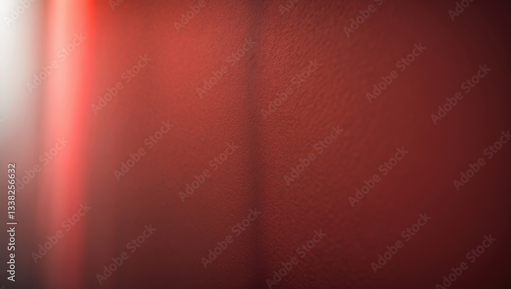 Poster close-up of an empty red textured wall showcasing shadows. sparse background and texture.