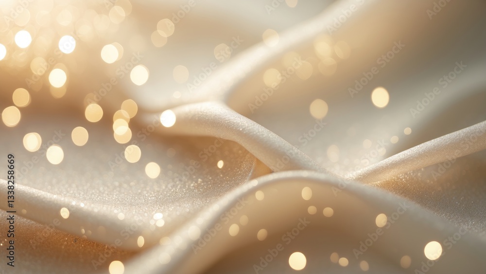 Poster elegant beige bokeh abstract backdrop. soft blurred wallpaper design. template featuring defocused b