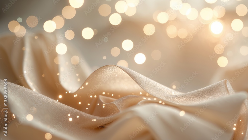 Poster elegant beige bokeh abstract backdrop. subtle blurred wallpaper surface. template featuring defocuse