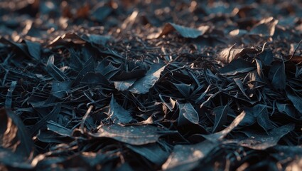 Burnt paper texture used as a background. Background of paper ashes. Cinder, viewed from above.