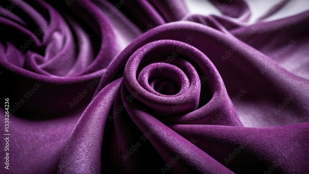 Poster seamless texture of violet color suede fabric featuring exquisite closeup details. luxury textile de