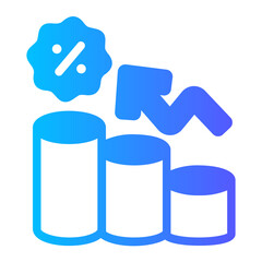 Graphic  gradient icon